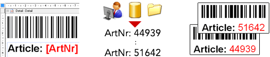 Principle: Print Labels and Forms with Your Data!